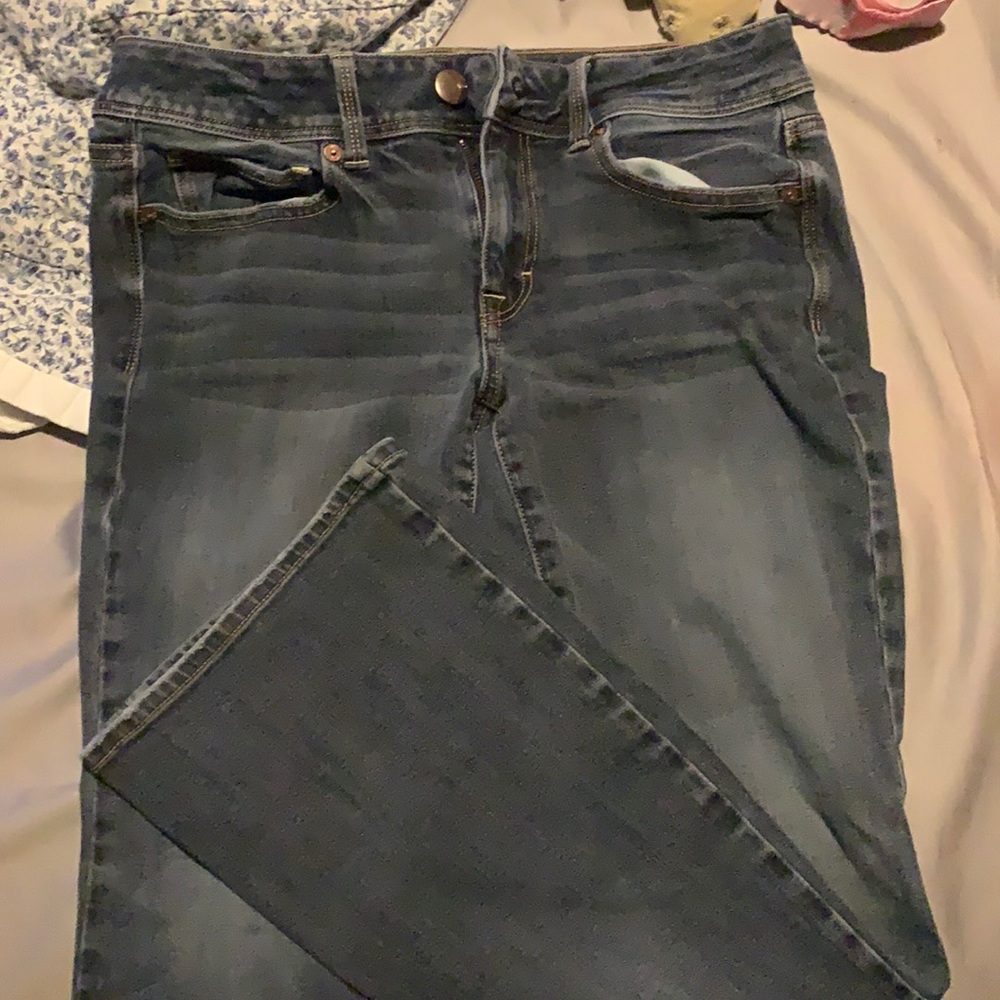 American Eagle kick boot jeans junior